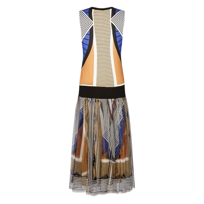HORNET Azure Medal Print Dresses Leigh Schubert