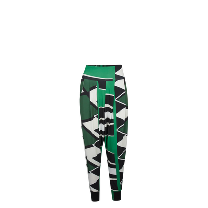 HACKSAW Jayden Greens Print Pants Leigh Schubert