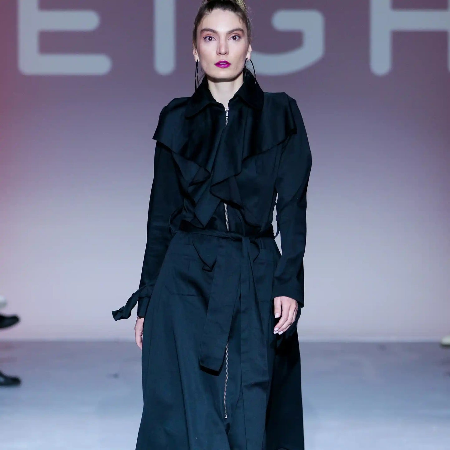 IRIS Black Coat Dresses Leigh Schubert