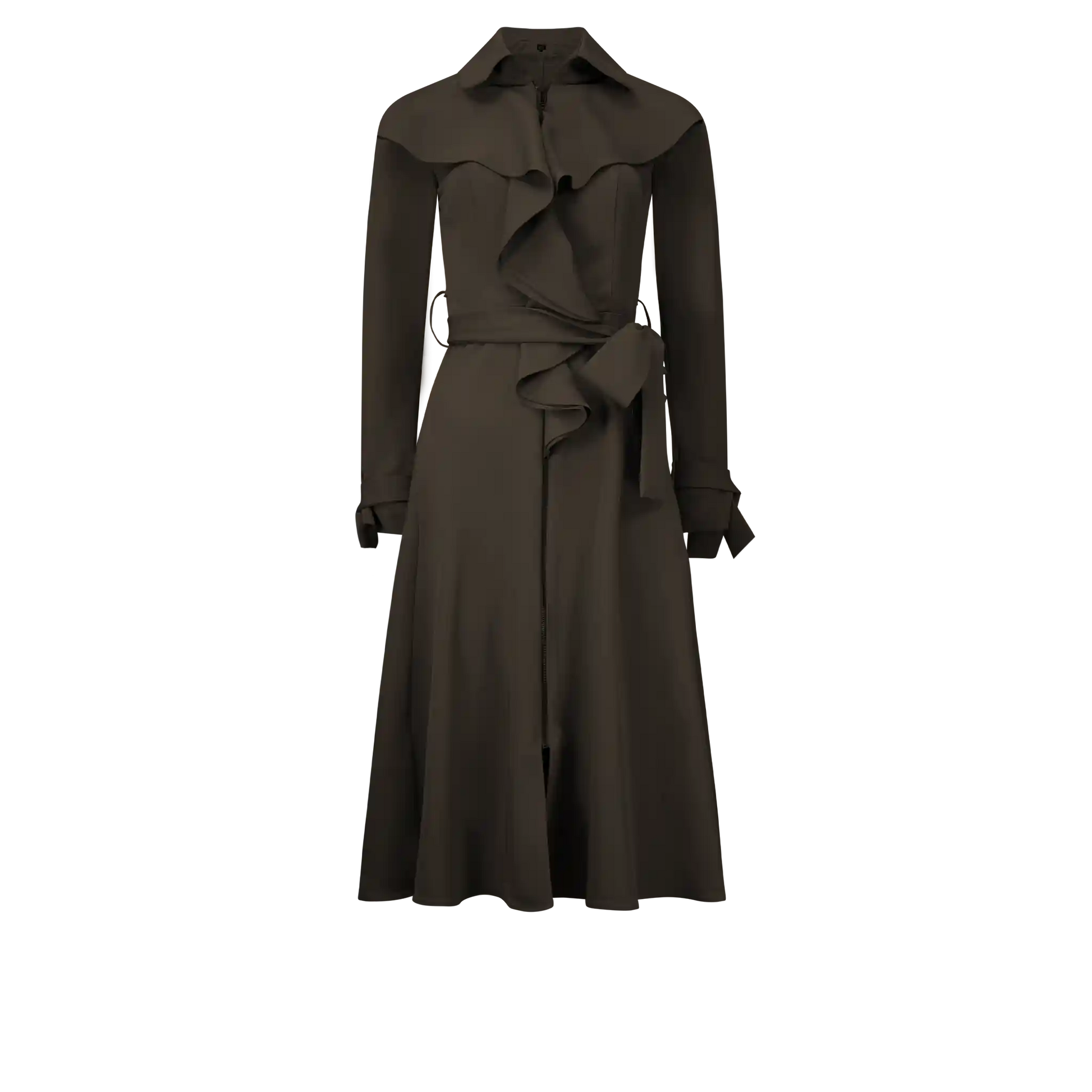 IRIS Khaki Coat Dresses Leigh Schubert