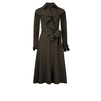 IRIS Khaki Coat Dresses Leigh Schubert