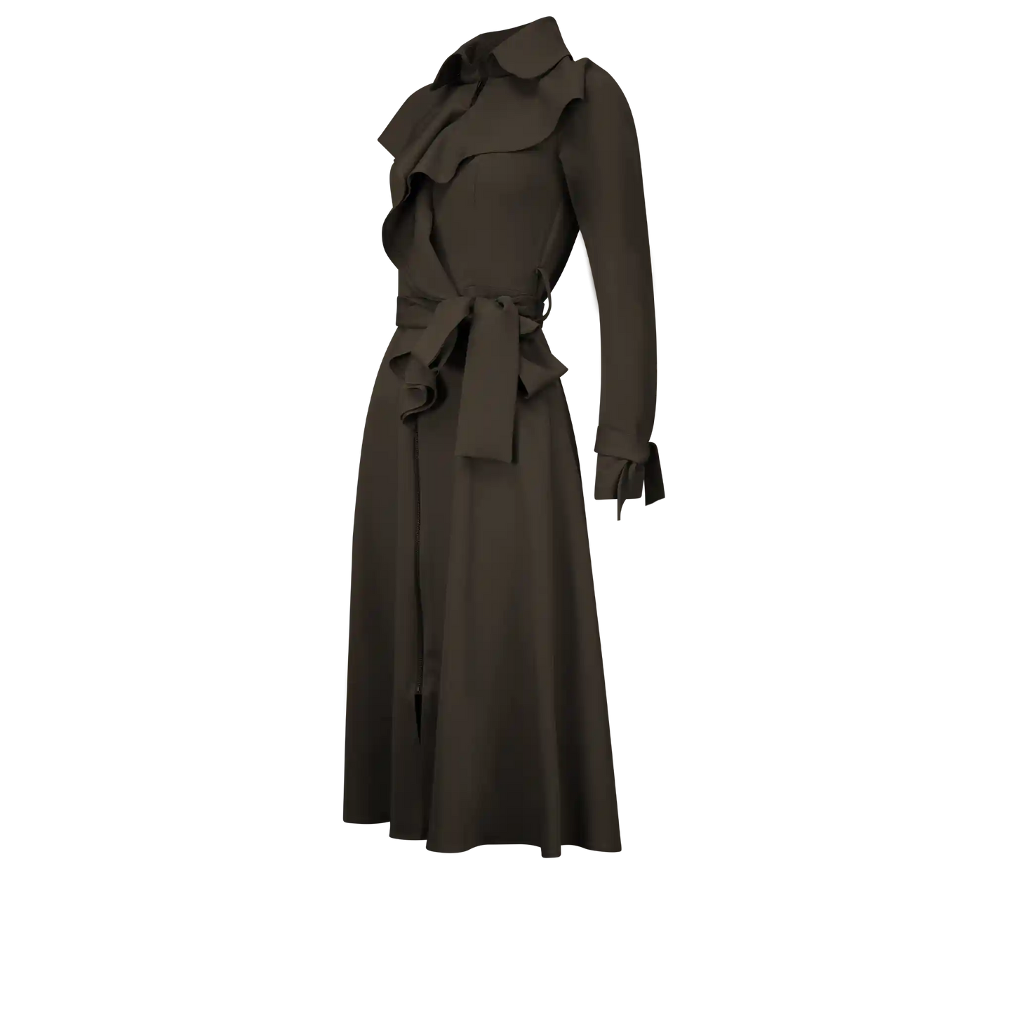 IRIS Khaki Coat Dresses Leigh Schubert