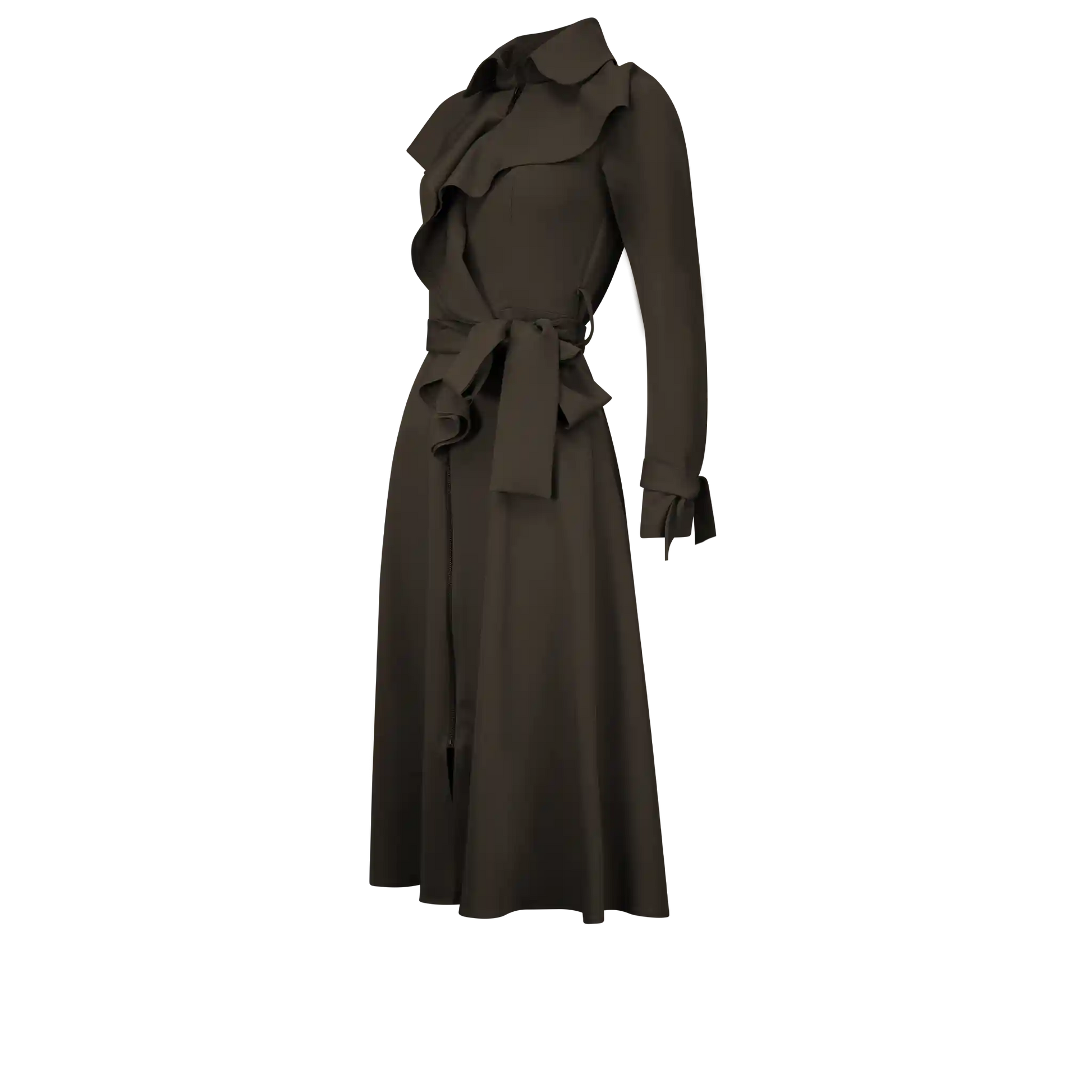 IRIS Khaki Coat Dresses Leigh Schubert