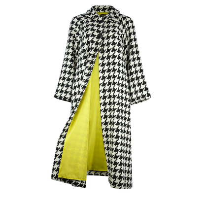 JOSEPH Houndstooth Citroen Lining Coats & Jackets Leigh Schubert