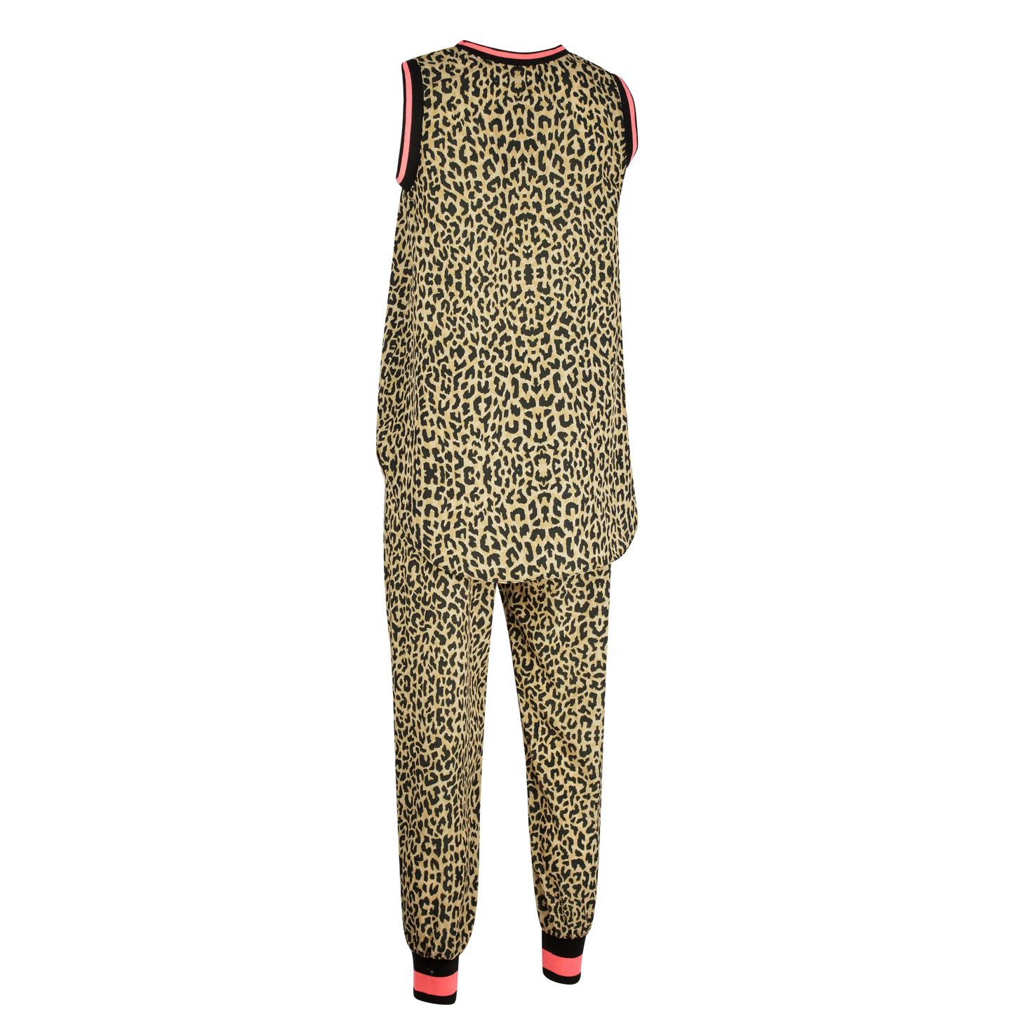 Leigh Schubert Outfit Sets LEEZY Leopard Neon Pink Blk Stripe