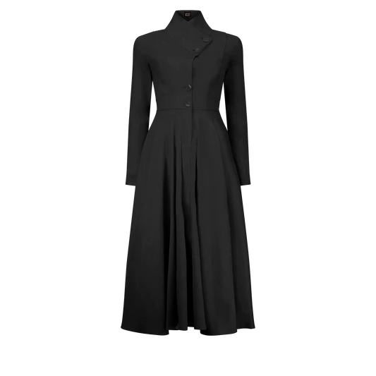 MANHATTAN Black Coat Dresses Leigh Schubert