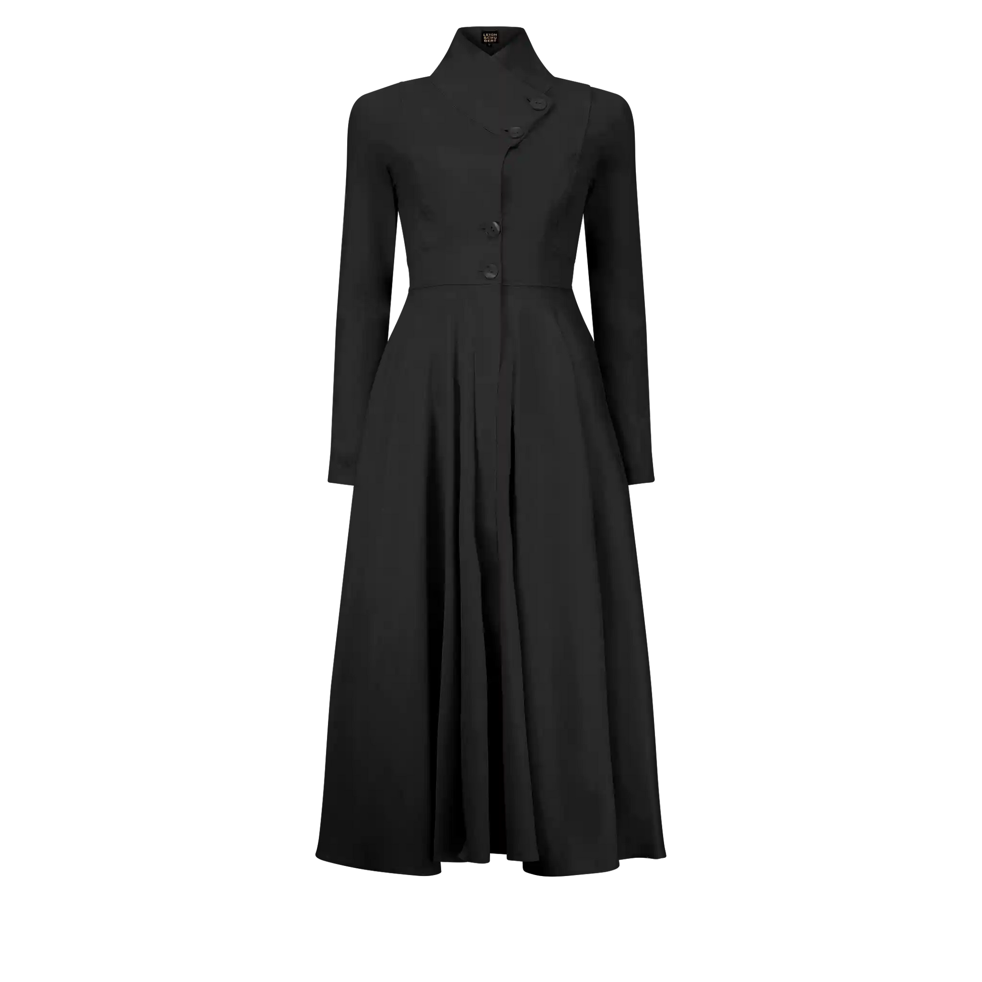MANHATTAN Black Coat Dresses Leigh Schubert