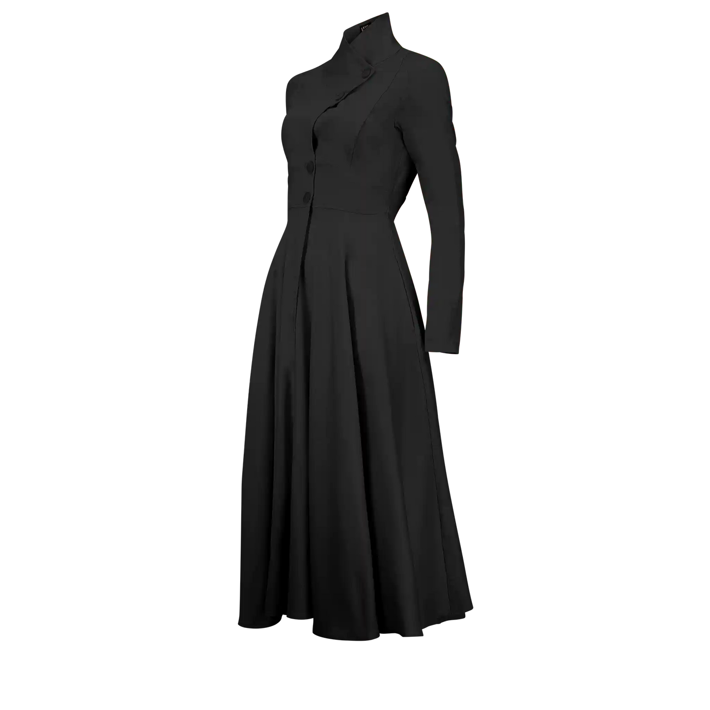 MANHATTAN Black Coat Dresses Leigh Schubert