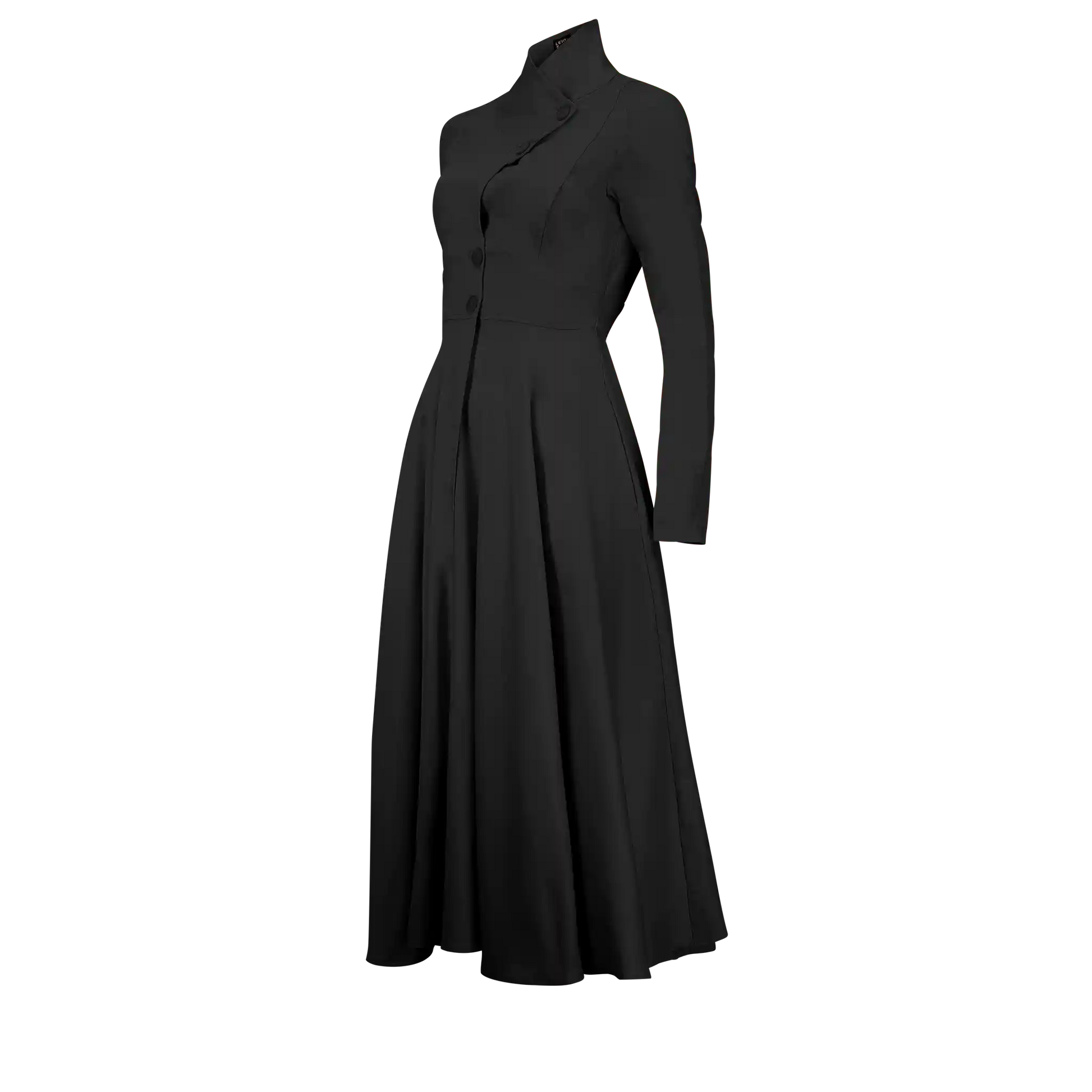 MANHATTAN Black Coat Dresses Leigh Schubert
