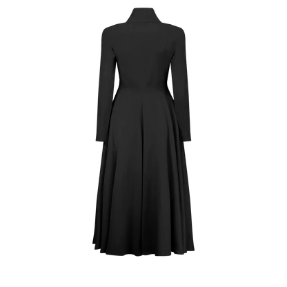 MANHATTAN Black Coat Dresses Leigh Schubert