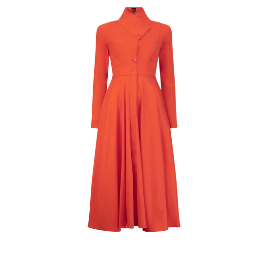 MANHATTAN Tangerine Coat Dresses Leigh Schubert
