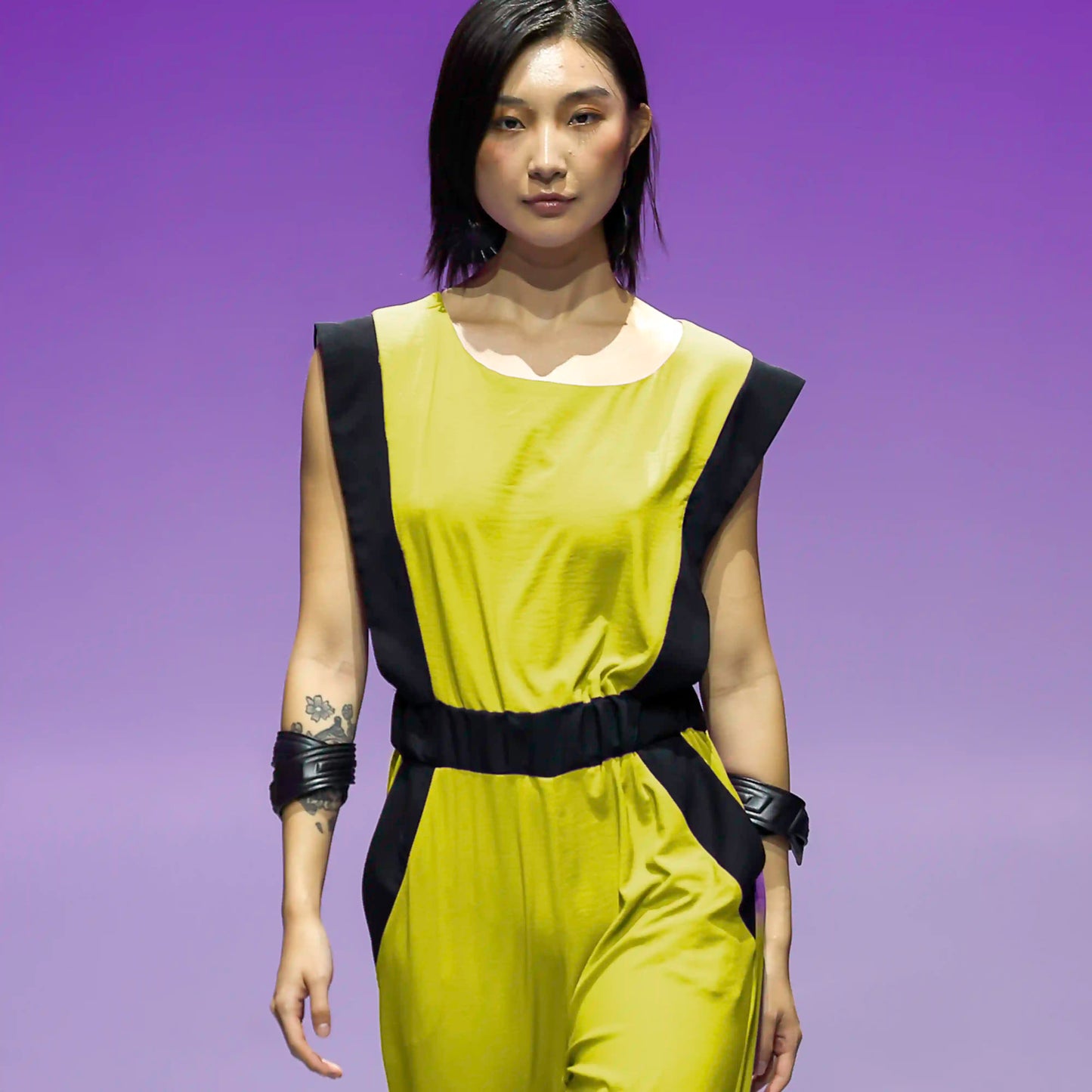 BEZOZ Citroen With Black Contrast Jumpsuits & Rompers Leigh Schubert