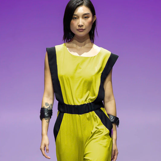 BEZOZ Citroen With Black Contrast Jumpsuits & Rompers Leigh Schubert