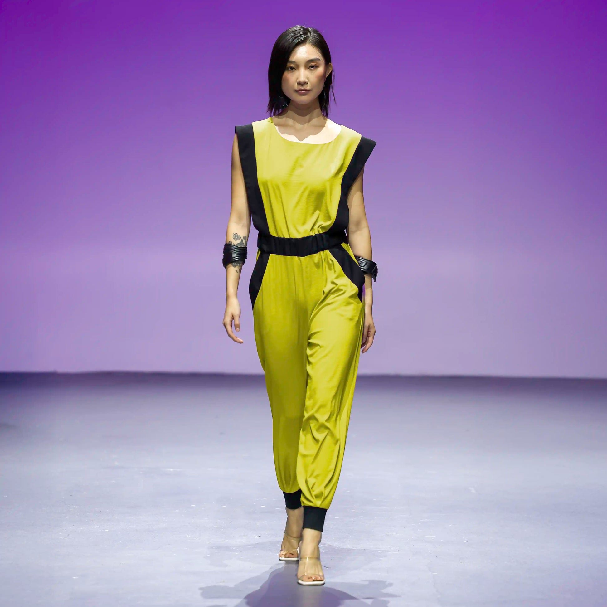 BEZOZ Citroen With Black Contrast Jumpsuits & Rompers Leigh Schubert