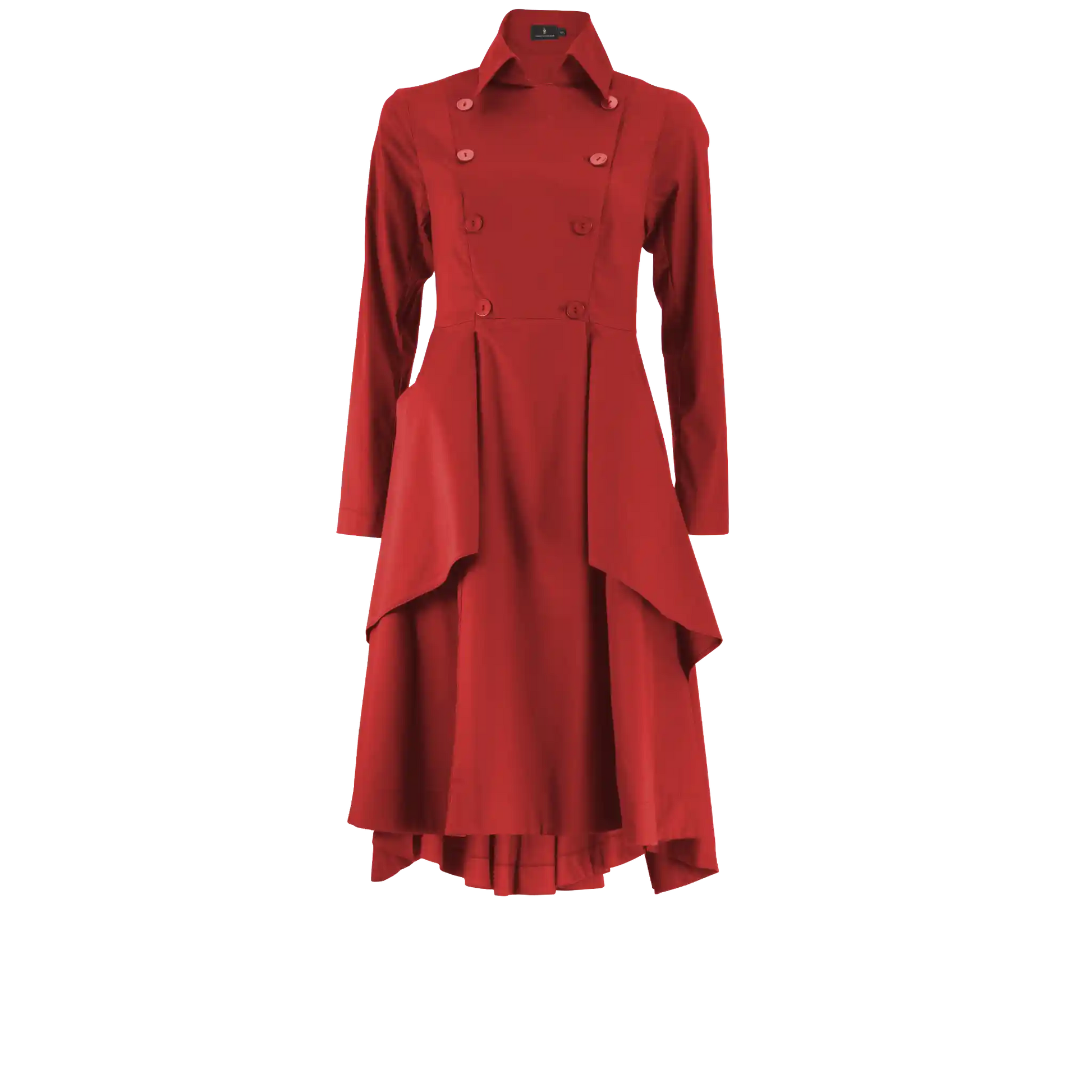 MONARCH Red Coat Dresses Leigh Schubert