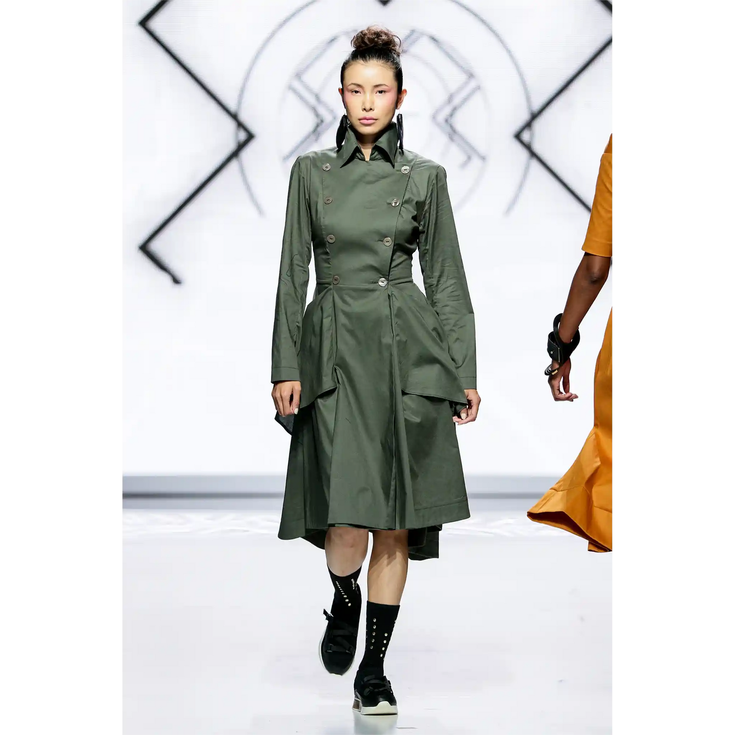 MONARCH Red Coat Dresses Leigh Schubert