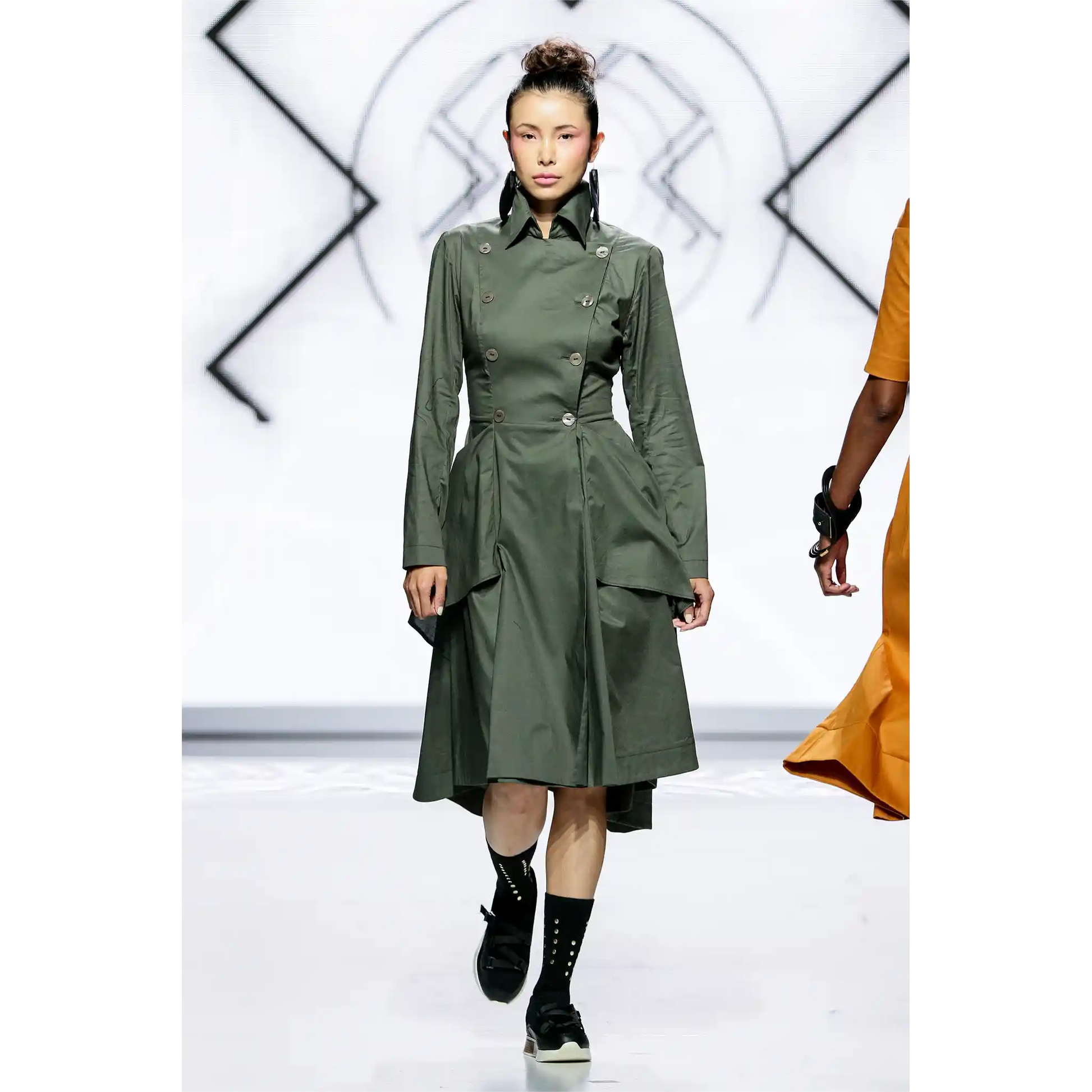 MONARCH Red Coat Dresses Leigh Schubert