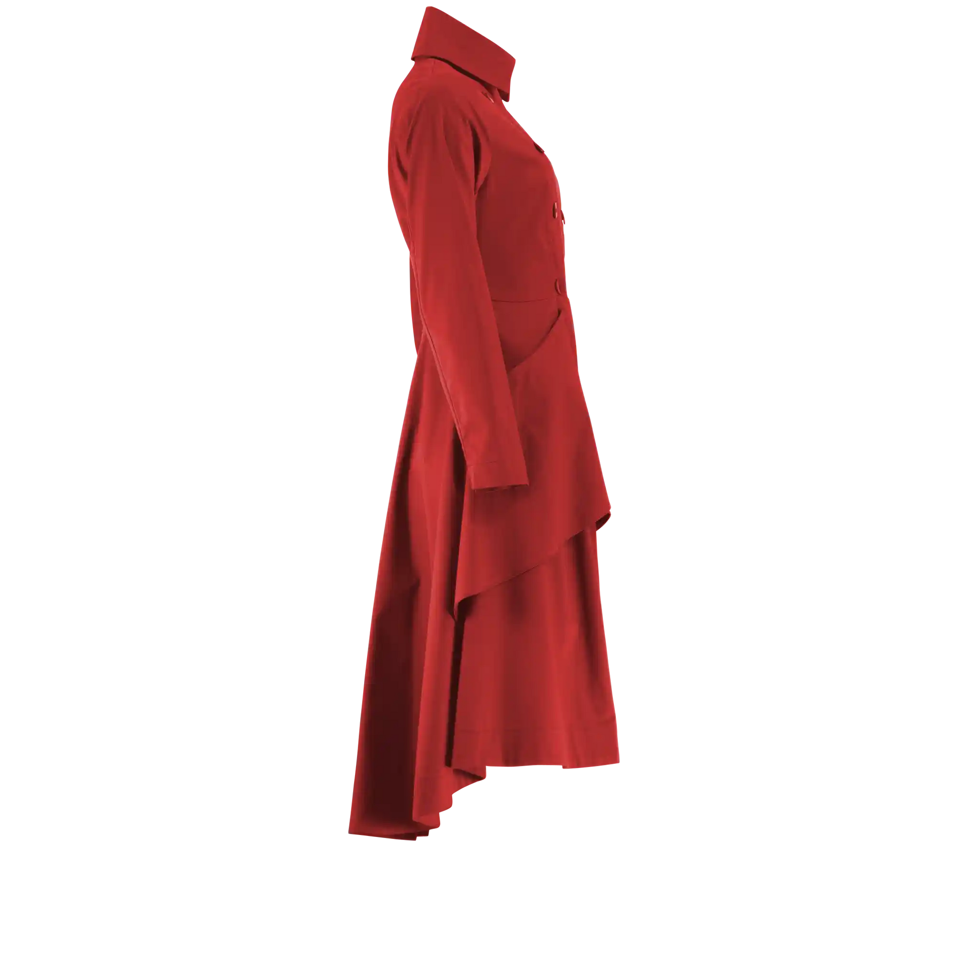 MONARCH Red Coat Dresses Leigh Schubert
