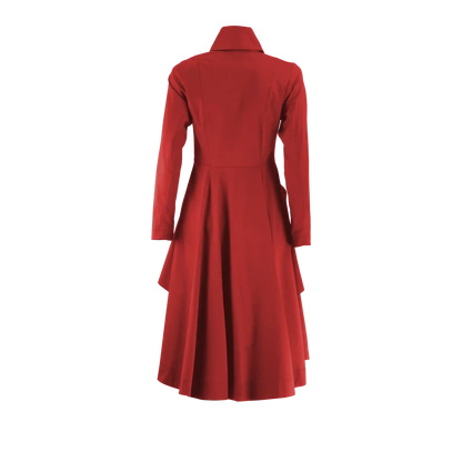 MONARCH Red Coat Dresses Leigh Schubert