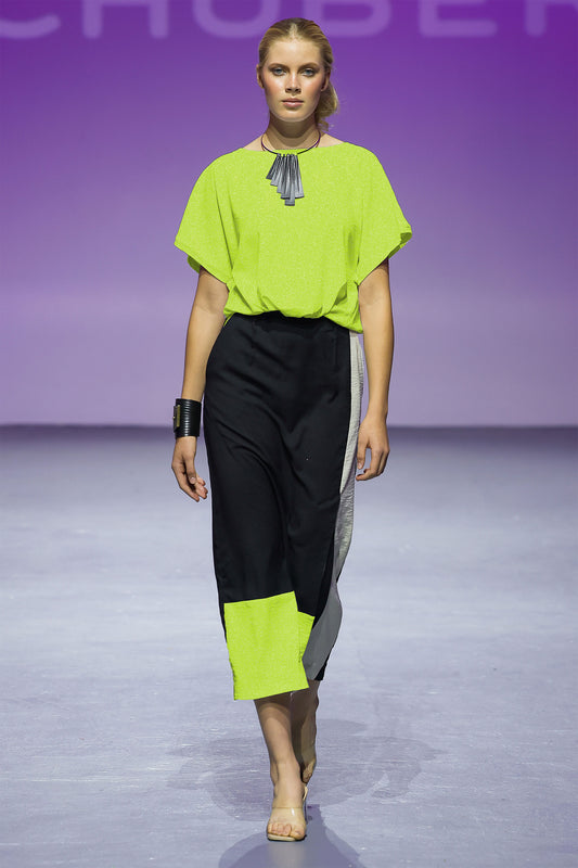 SIENNA Skirt Citroen Black Stone Leigh Schubert