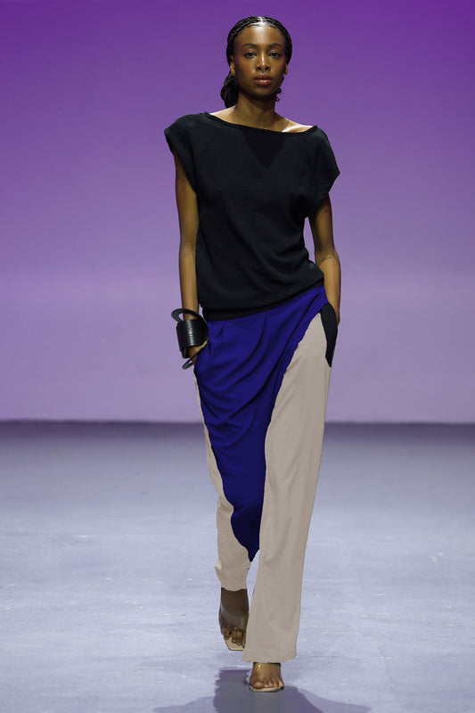 BURGOS Pants Black stone Royal Leigh Schubert