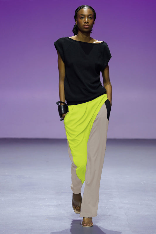 BURGOS Pants Black Stone Citroen Leigh Schubert