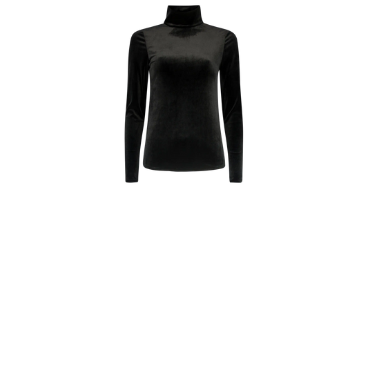 Leigh Schubert Shirts & Tops PRISILLA Black Velvet