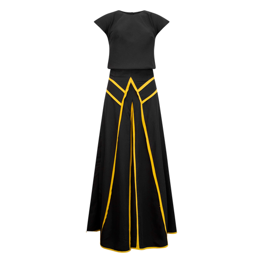 RODRIGO Black & Citroen Dresses Leigh Schubert