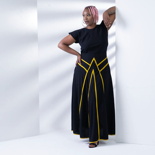 RODRIGO Black & Citroen Dresses Leigh Schubert