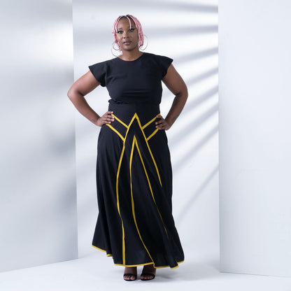 RODRIGO Black & Citroen Dresses Leigh Schubert