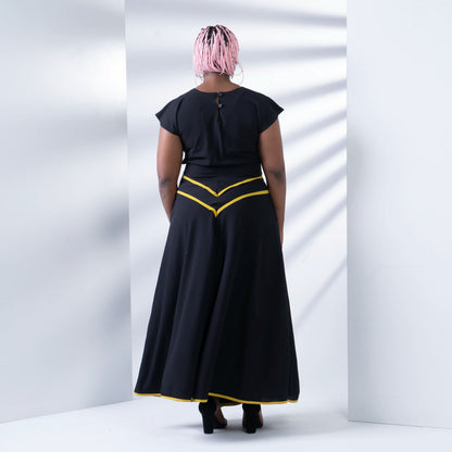 RODRIGO Black & Citroen Dresses Leigh Schubert