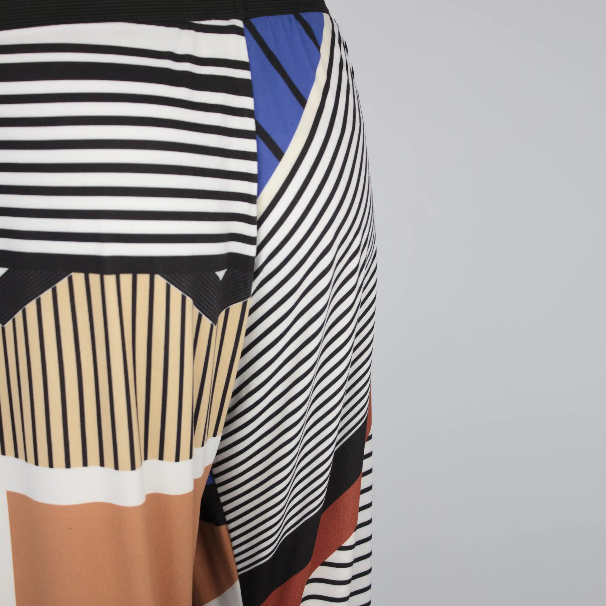 ROVA Akeso Print Stone Royal Black White Pants Leigh Schubert