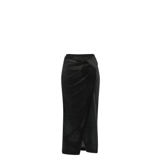 SABRINA Black Velvet Skirts Leigh Schubert
