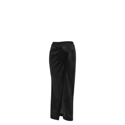 SABRINA Black Velvet Skirts Leigh Schubert