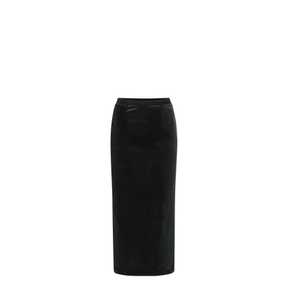 SABRINA Black Velvet Skirts Leigh Schubert