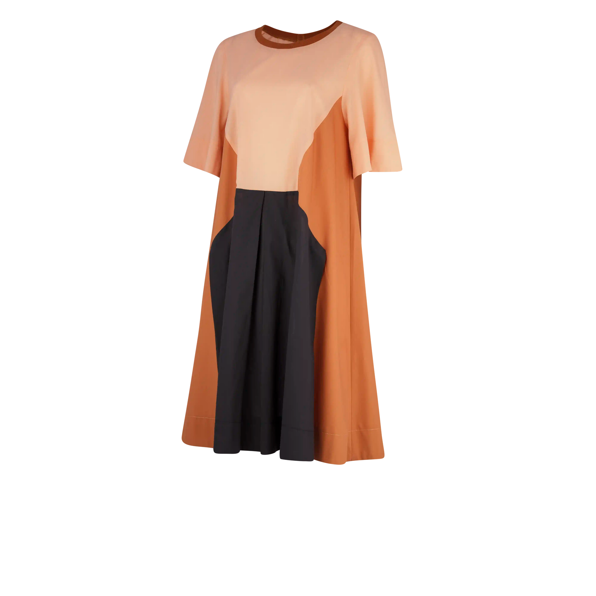 Leigh Schubert Dresses SANTA FE' Peach Rust Navy