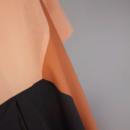 SANTA FE' Peach Rust Navy Dresses Leigh Schubert