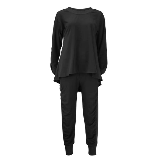 SOLEIL Black Outfit Sets Leigh Schubert