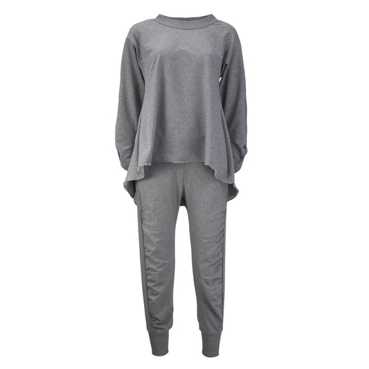 SOLEIL Grey Melange Outfit Sets Leigh Schubert