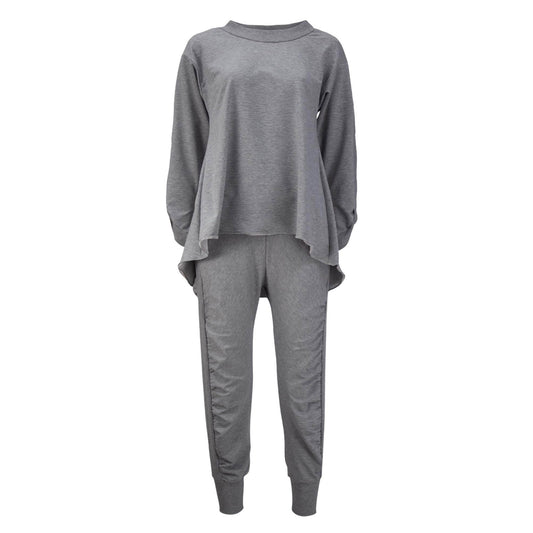 SOLEIL Grey Melange Outfit Sets Leigh Schubert