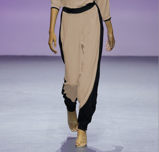 SEBASTIAN Pants Stone Black Leigh Schubert