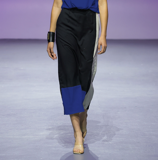 SIENNA Skirt Royal Black Stone Leigh Schubert