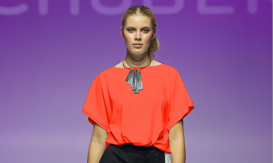 OLIVIA Top Tangerine Leigh Schubert