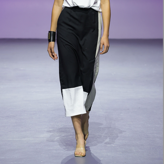 SIENNA Skirt White Black Stone Leigh Schubert
