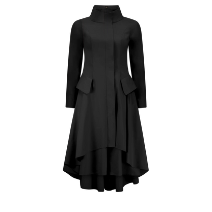 VALERIE Black Coat Dresses Leigh Schubert