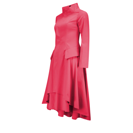 VALERIE Coral Coat Dresses Leigh Schubert