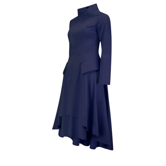 VALERIE Navy Coats & Jackets Leigh Schubert
