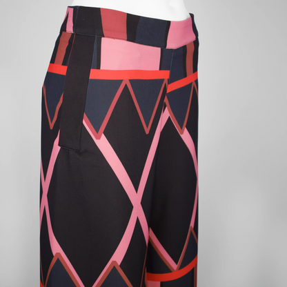 WENDI Jayden Navy Print Pants Leigh Schubert