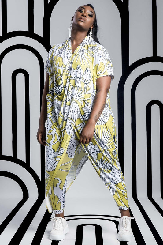 BONNBONN Lime Bird Print