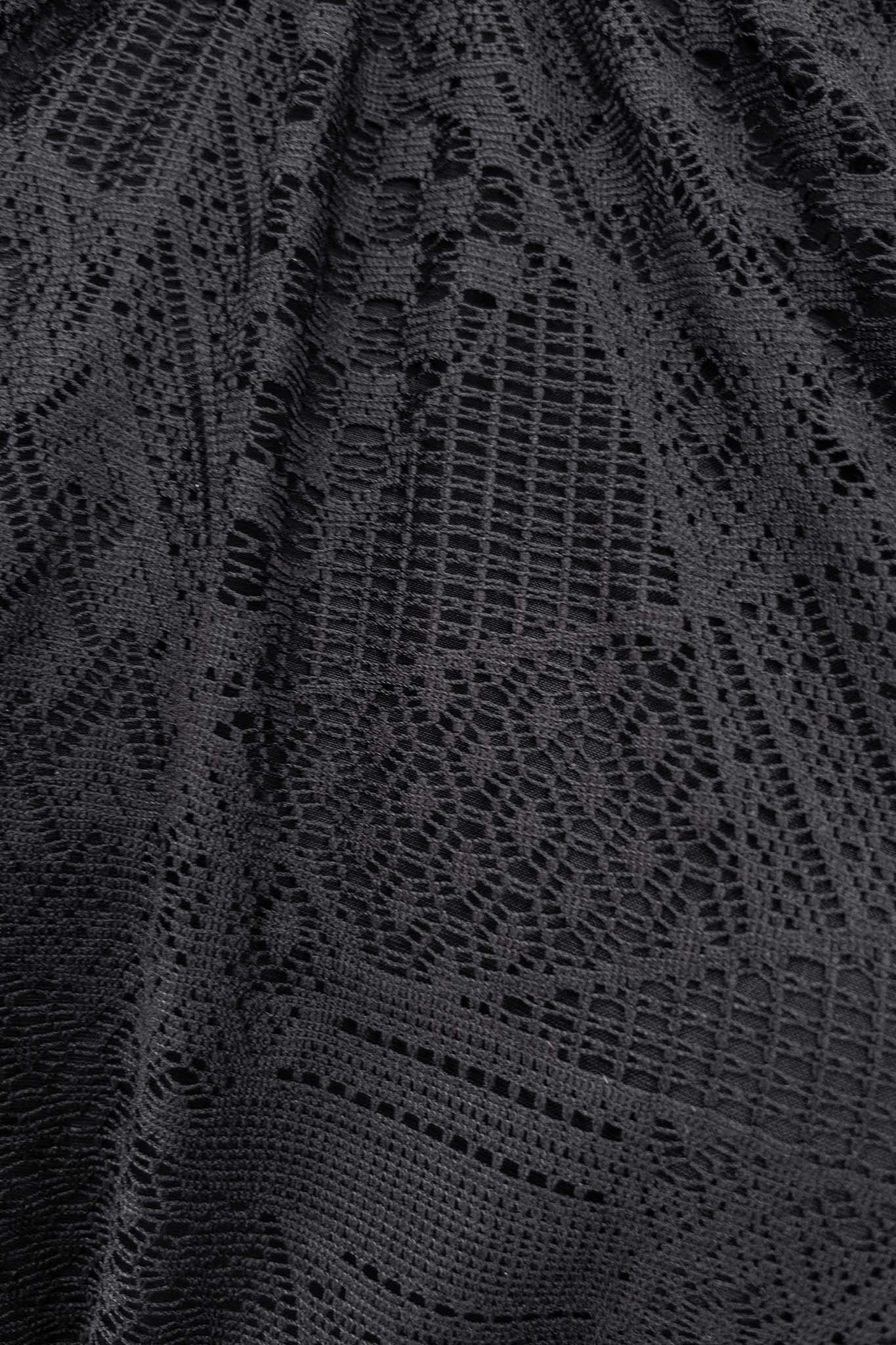 EMMY-B Patchwork Lace Black Dresses Leigh Schubert